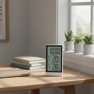 Soens zīmola elektroniskais termometrs – ar zondi, balts – photo 7