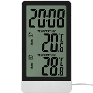 Soens zīmola elektroniskais termometrs – ar zondi, balts – photo 2