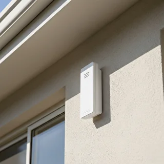 Soens elektroniskais termometrs – ar ārējo sensoru, apaļš balts – photo 9