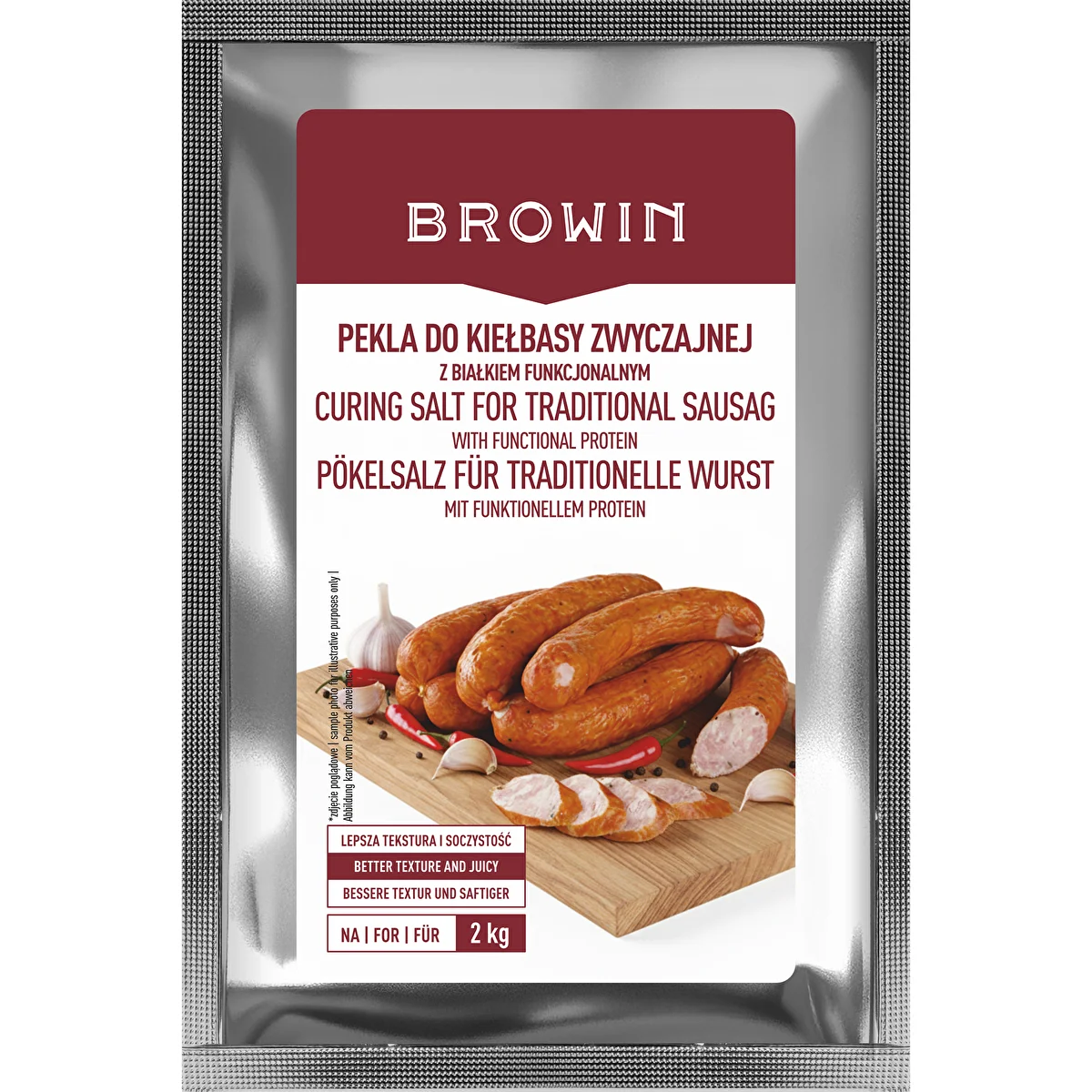 Peklosól - Peklēšanas maisījums parastajai desai, ar funkcionālo olbaltumvielu, 64 g