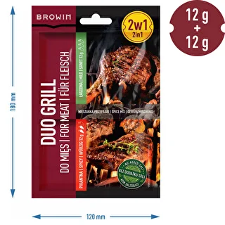 Duo Grill gaļai, 2 vienā garšvielu maisījums, 2 x 12 g – photo 4