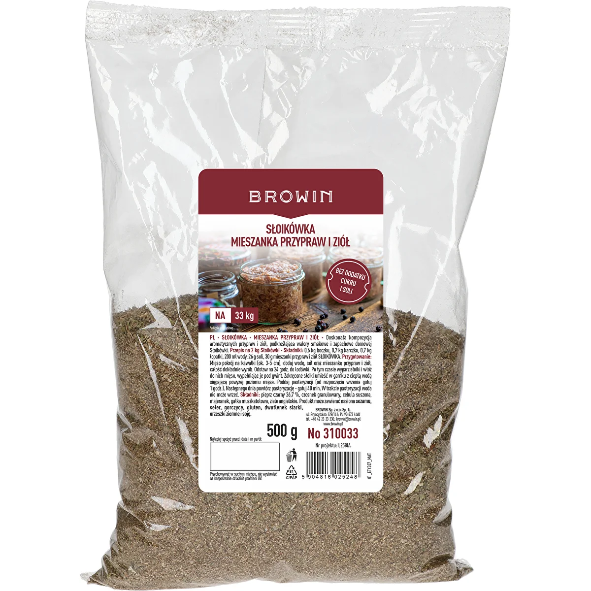 Słoikówka - garšvielu un garšaugu maisījums, 500 g