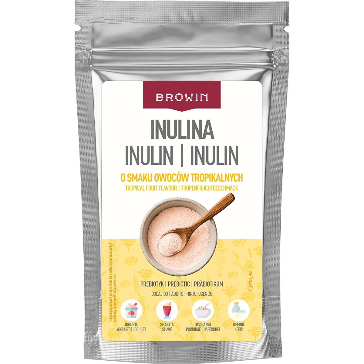 Inulīns ar tropisko augļu garšu, 100 g
