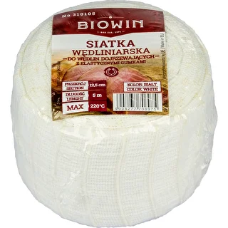 Balts gaļas cepamais tīkls, izmērs 12,5 cm x 5 m, ar termisko izturību līdz 220°C – photo 3
