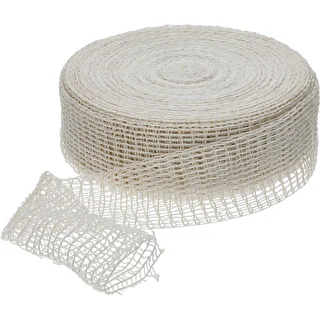 Balts gaļas izstrādājumu tīkls, izmērs 12,5 cm x 50 m, ar termisko izturību līdz 220°C – photo 2