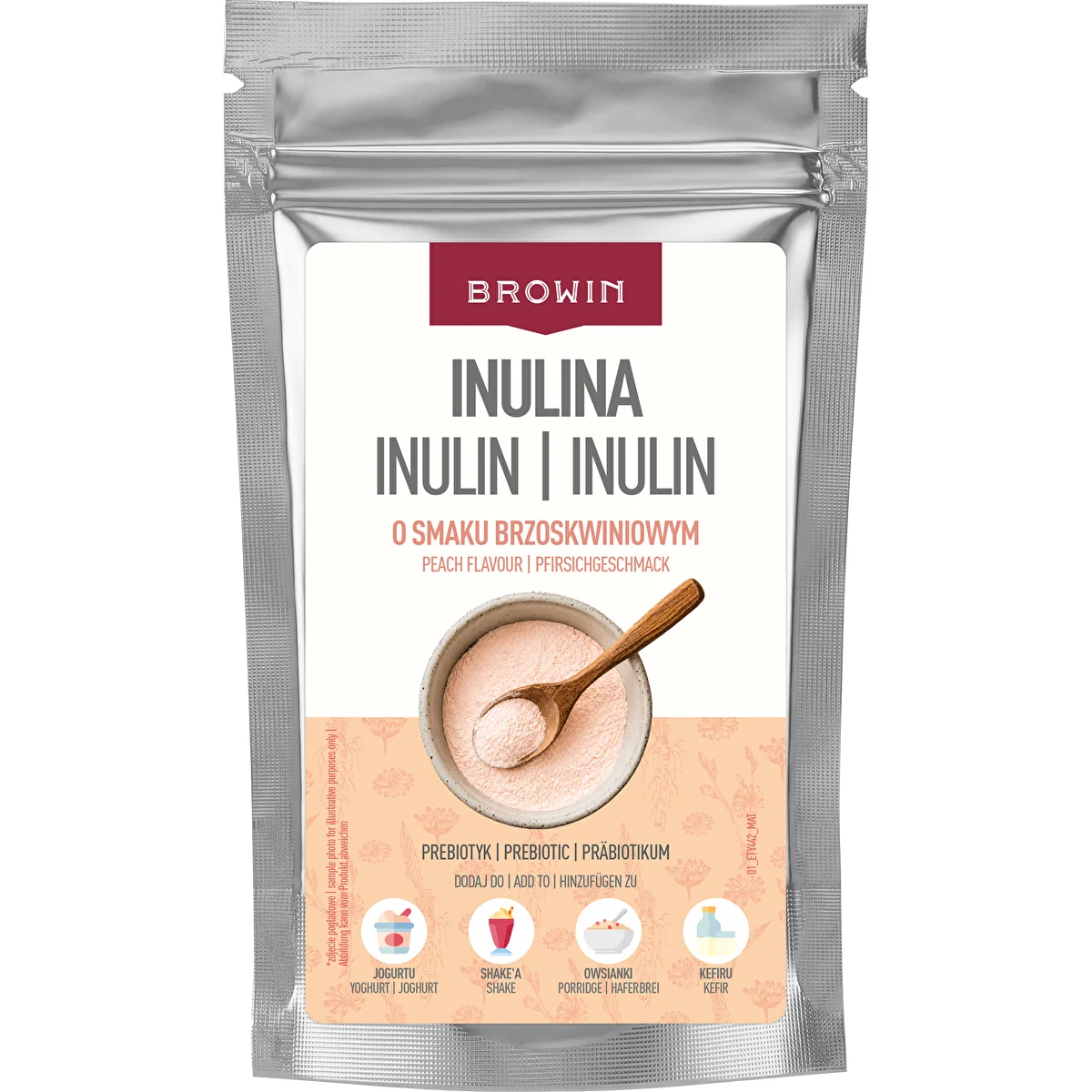 Inulīns ar persiku garšu, 100 g