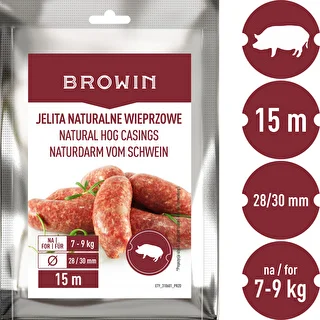 Dabīgie cūku zarnu apvalki – kalibrs 28/30 mm, 15 m – photo 3