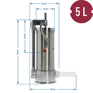 Vertikālais desu pildītājs 5 kg – photo 10
