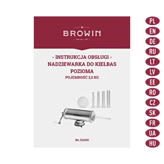 Horizontālais desu pildītājs 2,5 kg ar silikona virzuli – photo 9