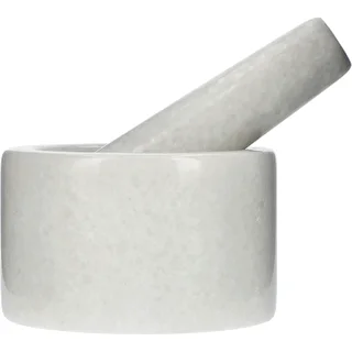 Marmora virtuves piesta, balta, Ø 10 cm – photo 3