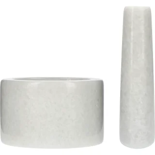 Marmora virtuves piesta, balta, Ø 10 cm – photo 4