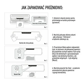 Vakuuma iepakotājs - daudzfunkcionāls, melns – photo 9