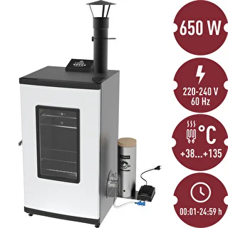 Elektriskā kūpinātava – dragON ar dūmu ģeneratoru, digitālā, 65 L – photo 25