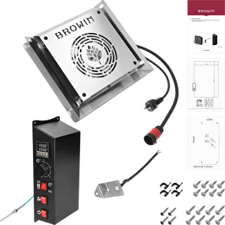 Moduļu komplekts ar digitālo termostatu - dragON 2,7 kW, dārza kūpinātavām – photo 2