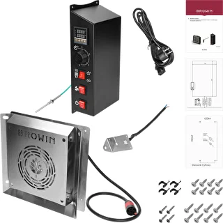 Elektrisko moduļu komplekts ar digitālo kontrolieri - dragON 1,5 kW, dārza kūpinātavām – photo 2