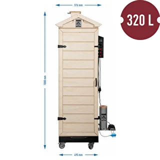 Kūpinātava dragON PLYWOOD NATURE – bezrāmja, modulāra, ar digitālo kontrolieri, 320L – photo 8
