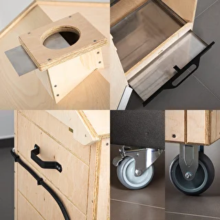 Kūpinātava dragON PLYWOOD NATURE – bezrāmja, modulāra, ar digitālo kontrolieri, 320L – photo 6