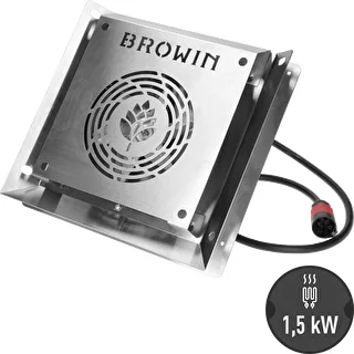 Sildīšanas modulis ar ventilatoru, 1,5 kW — dārza kūpinātavām – photo 1