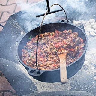 Karināms čuguna katliņš ar pannu – photo 14