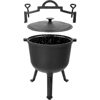 Emaljēts čuguna katls, 10 l – photo 2