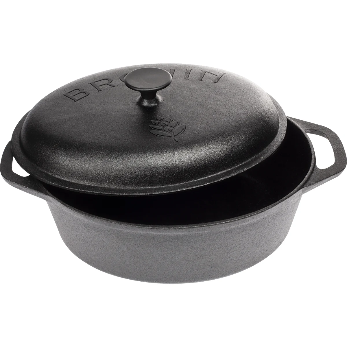 Čuguna katls cepšanai krāsnī, 5.5 L