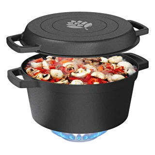 Čuguna katls ar pannu, 5 L + 1 L – photo 7