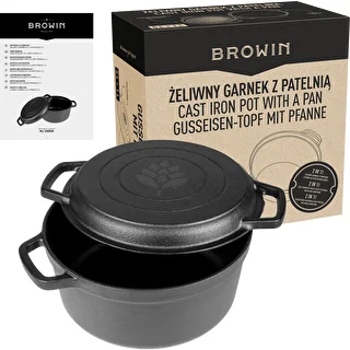 Čuguna katls ar pannu, 5 L + 1 L – photo 10