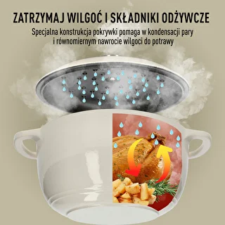 Emaljēts čuguna katls – ekrū, 4 l – photo 6