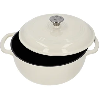 Emalēts čuguna katls – ecru, 5,8 L – photo 2
