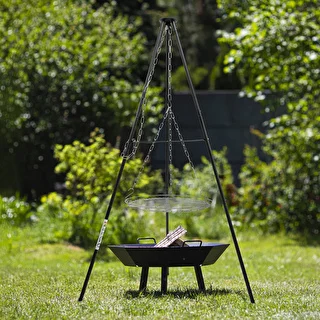 Ugunskura trijkājis ar restēm, 150 cm – photo 6