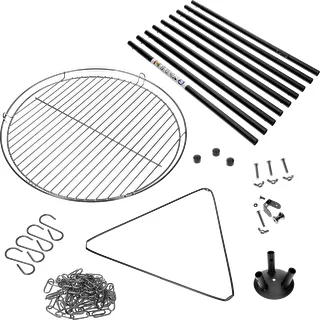Ugunskura trijkājis ar restēm, 150 cm – photo 2
