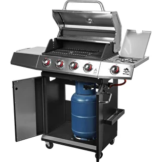 Gāzes grils dragON BBQ101, 11,7 kW, melns/sudraba – photo 2