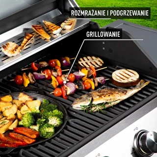 Gāzes grils dragON BBQ201, 18,8 kW, sudraba – photo 6
