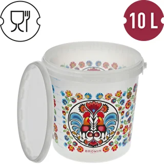 Pārtikas spainis GWIOZDA - ar vāku, 10 L – photo 4