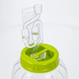 Plastmasas twist-off vāciņš fi 100 ar atveri un aizbāzni – photo 7