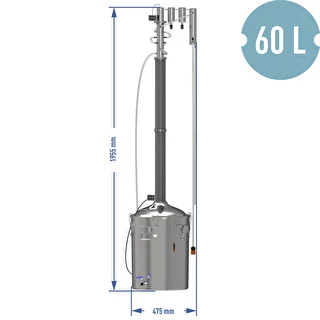 Modulārais Convex elektriskais 60 L destilators - Perun XXL – photo 16