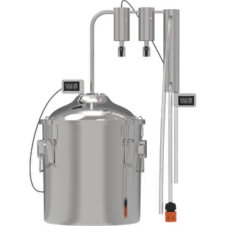 Klasiskais Convex destilators 18 l - 2 sausā tvaika trauki