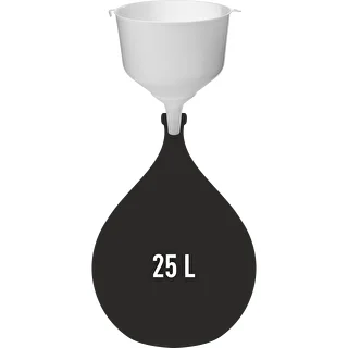Plastmasas piltuve fi25 damadžāniem, augsta apmale – photo 3
