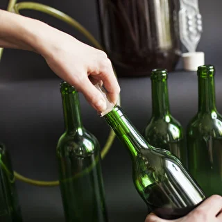 Vīna pudele 0,75 L, zaļa - iepakojumā 8 gab. – photo 10