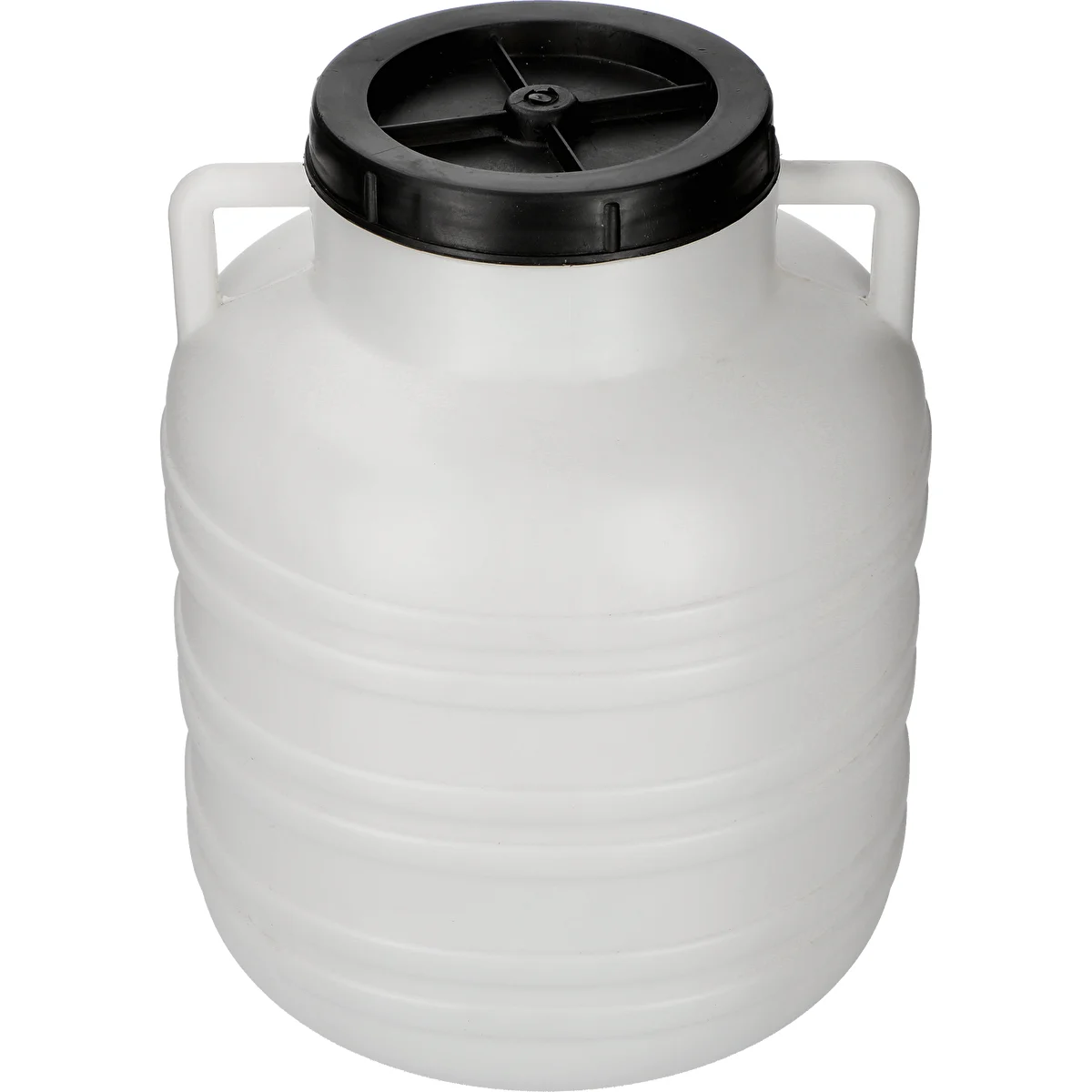 Skābēšanas muca 20 l - balta, ar rokturiem