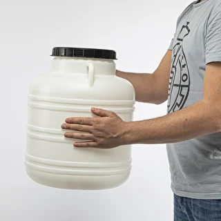 Muca skābēšanai 40 L - balta, ar rokturiem – photo 9