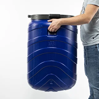 Muca skābējumiem 240 L zila – photo 10