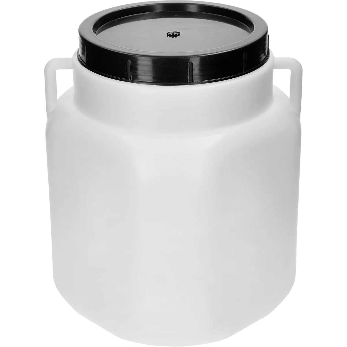 Kvadrātveida muca, 20 L, balta, ar rokturiem, Sterk