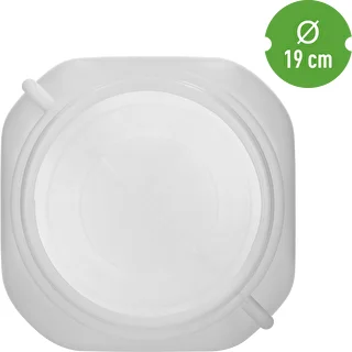 Kvadrātveida muca, 20 L, balta, ar rokturiem, Sterk – photo 5