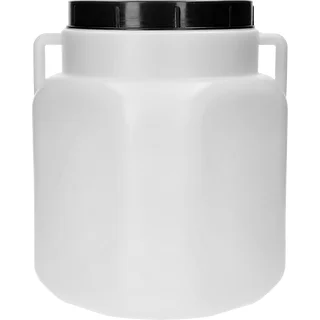 Kvadrātveida muca, 20 L, balta, ar rokturiem, Sterk – photo 2