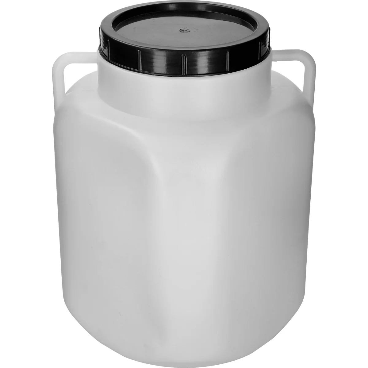 Kvadrātveida muca 50 L, balta, ar rokturiem 50 L