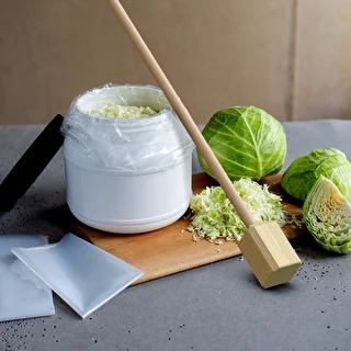 Koka kāpostu stampis / piestu, 78 cm – photo 3
