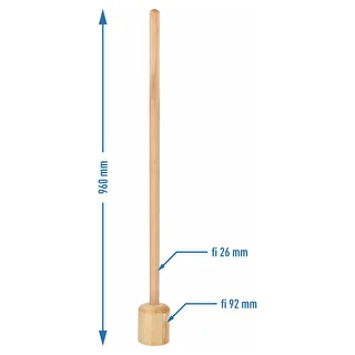 Koka kāpostu stampis, liels, 100 cm – photo 3