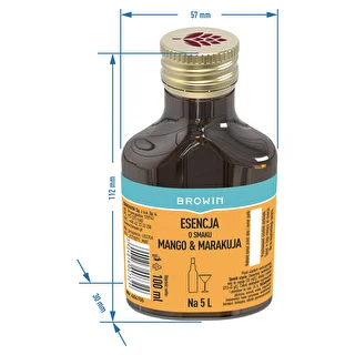Esence ar mango un marakujas garšu uz 5 L, 100 ml – photo 6