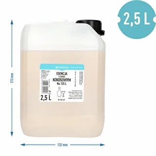 Kokosa garšas esence, 2,5L, uz 125L gatavā dzēriena – photo 3